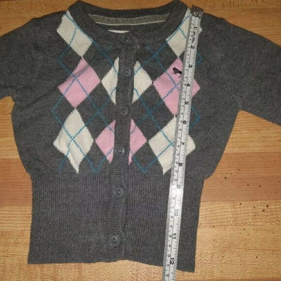 Girls Gray Long Sleeves Sweater Shirt - Picture 4 of 7